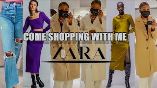 COME SHOPPING WITH ME AT ZARA SOHO NYC  | HUGE  NEW ARRIVALS FALL/WINTER TRY ON HAUL VLOG  2021