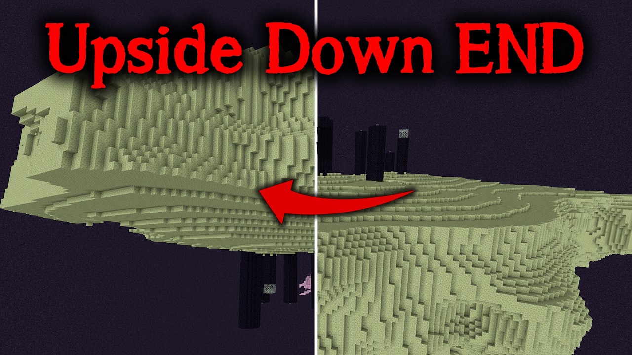 If you enter the End and see it upside down No matter how many times you die You can never escape it