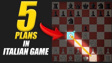 5 WINNING Attacking PLANS in the Italian Game for White