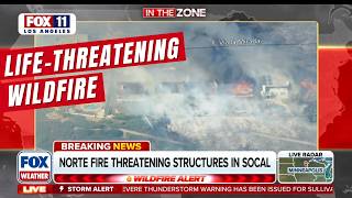 Southern California Homes Engulfed as Santa Ana Winds Fuel Norte Fire in Orange County