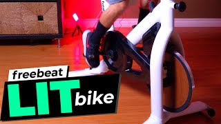 freebeat LIT Bike Review - Better than the Schwinn IC4, Similar to Peloton!