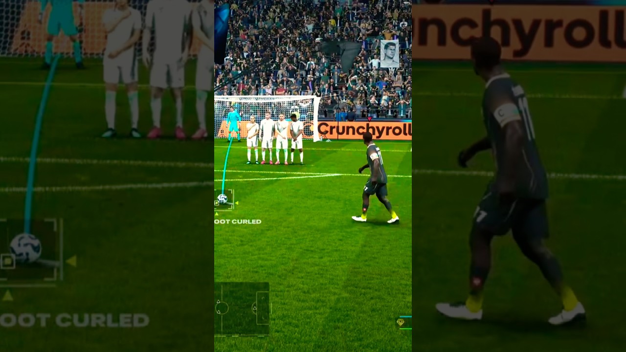 Unreal Free Kick from Z&eacute; Roberto 😍⚽ #FUT26#FC26#FIFA26#Z&eacute;Roberto#FreeKick
