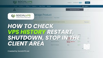 How to Check VPS History (Restart, Shutdown, Stop) in Client Area – Monitor Your VPS Activity Easily
