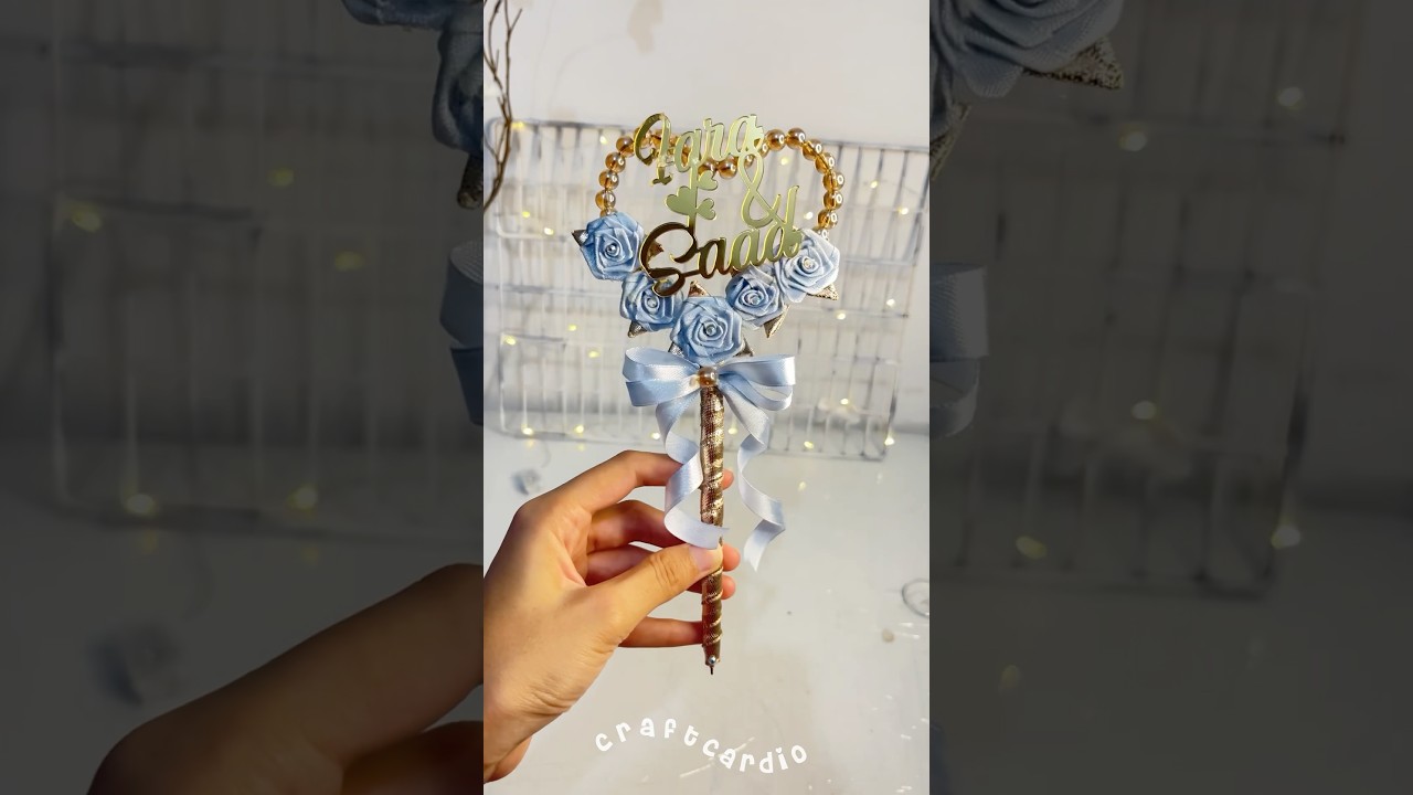 DIY NIKKAH PEN 🩵
