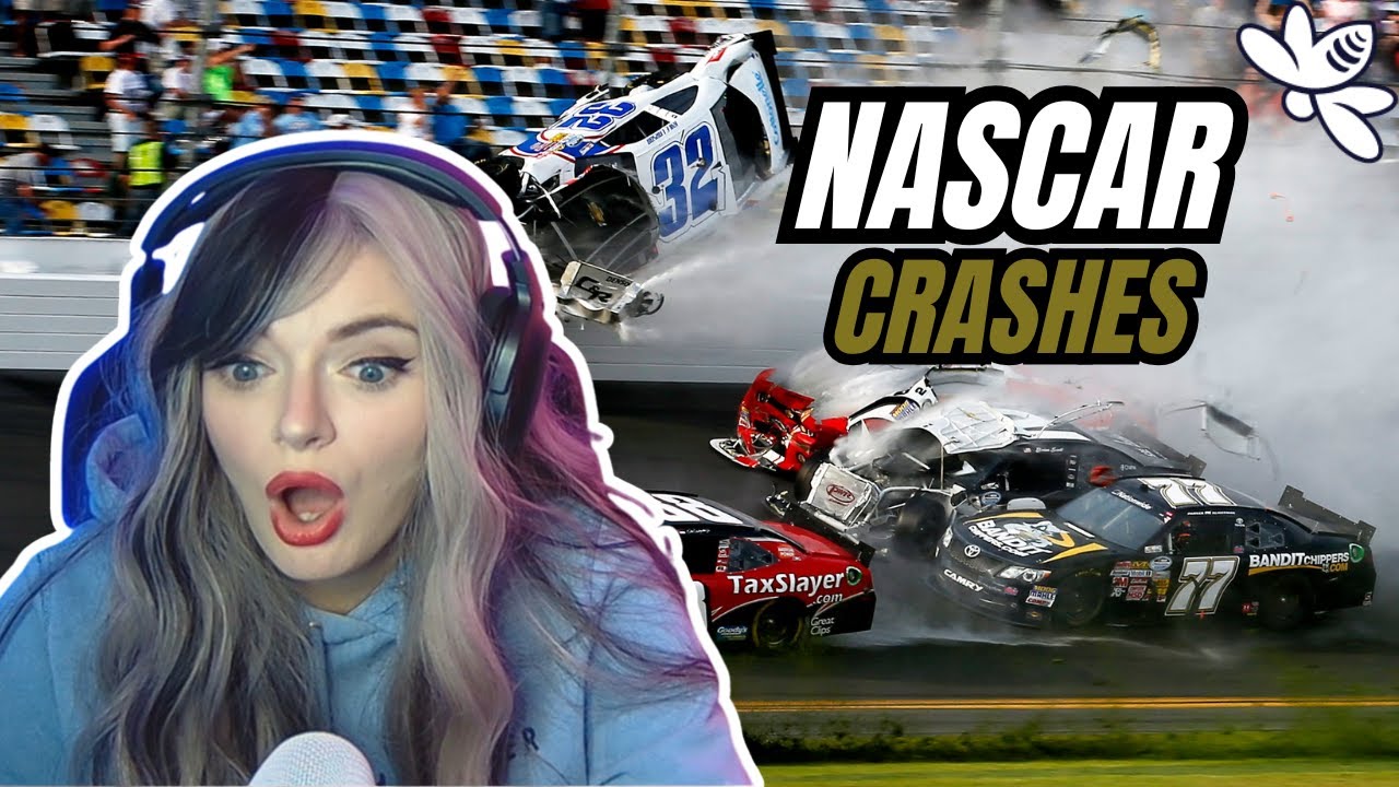Reacting to Nascar's Most Destructive Crashes | Girl React - YouTube