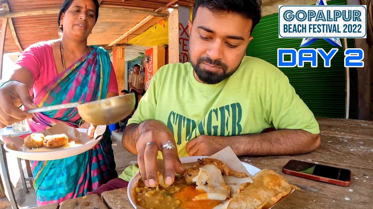 ପୁରୀ ଉପମା ଖାଇବାକୁ ଏଠି ପହଞ୍ଚିଗଲି | Gopalpur Beach Festival | Day 2 | Anchor Subham #vlogs