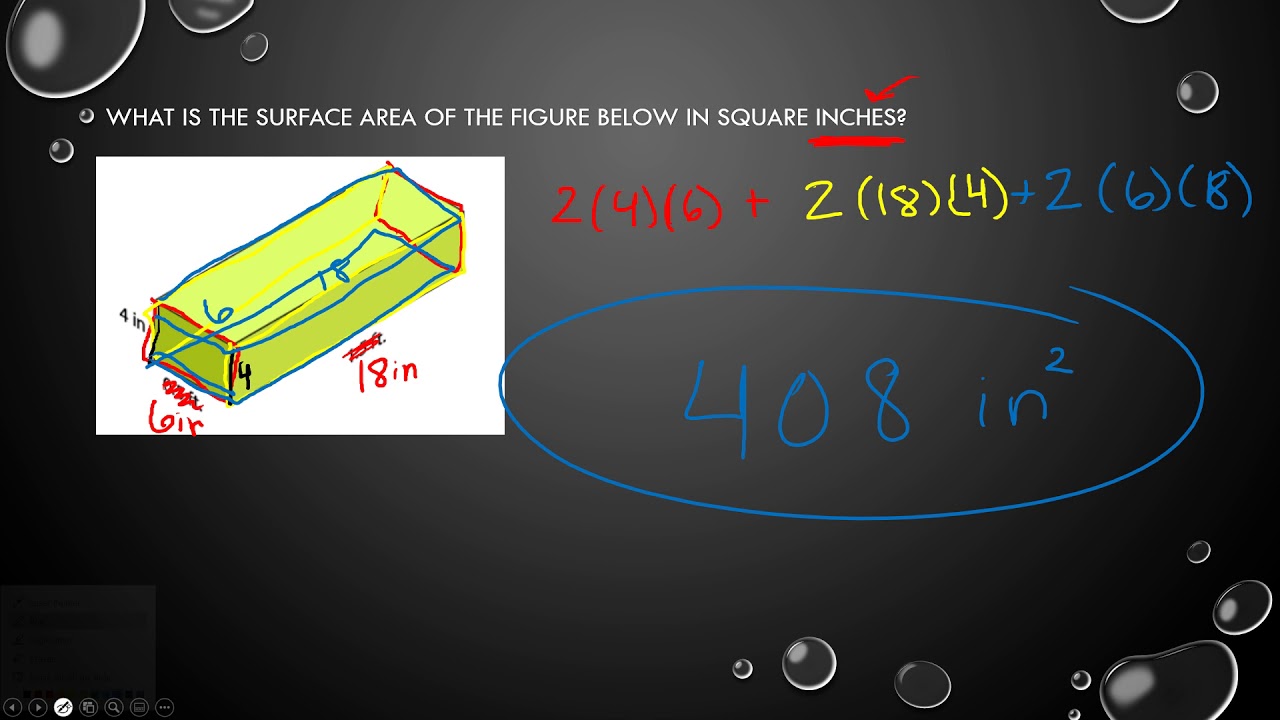 Lesson 27 Finding Surface Area YouTube