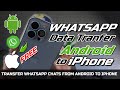 How to transfer whatsapp data from android to iphone free 