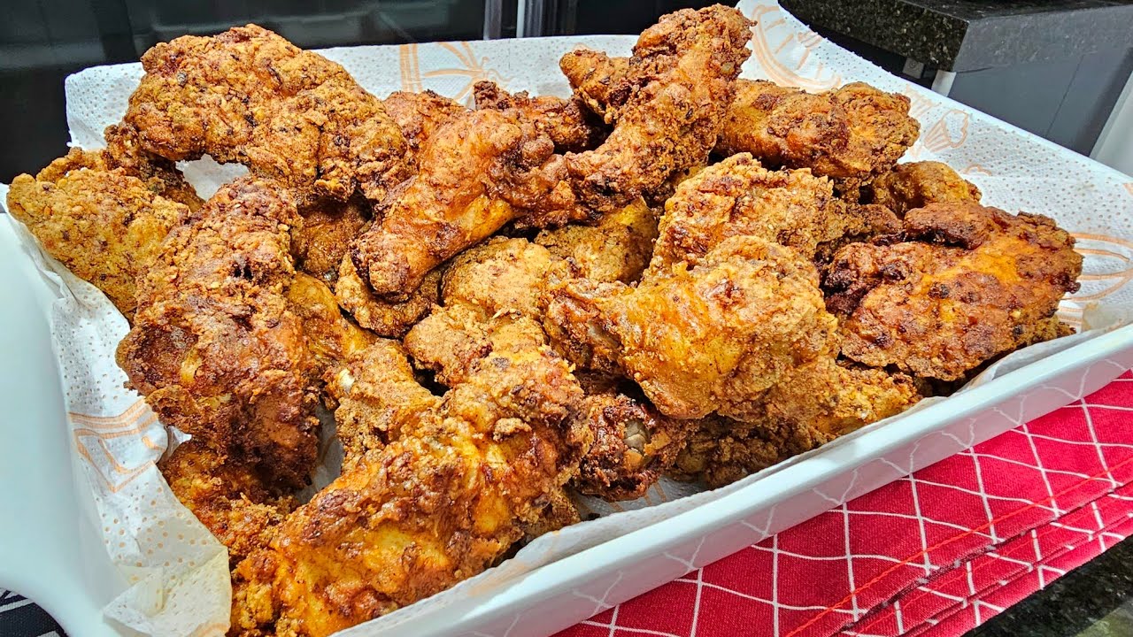 FRANGO FRITO SEQUINHO CROCANTE FÁCIL UMA DELÍCIA 