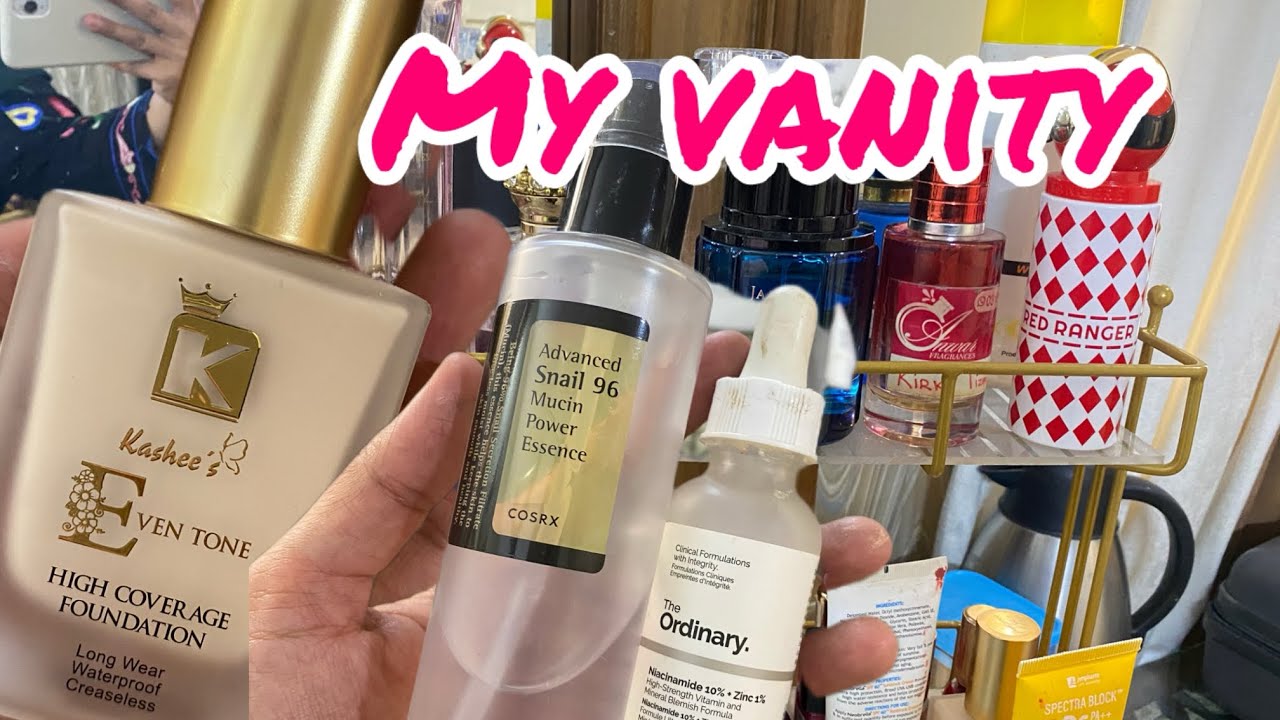 My simple vanity 💄👄| Makeup | skin care