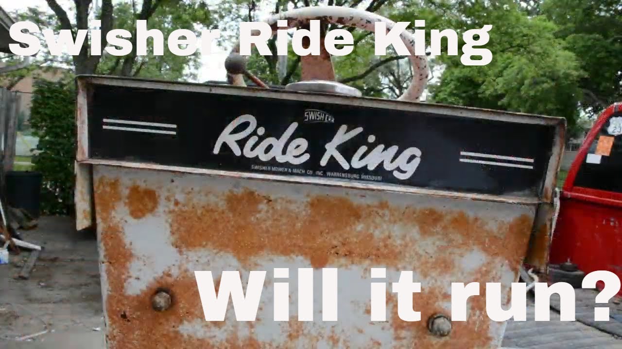 Will it run? Swisher Ride King. This old Mower EP 4. YouTube