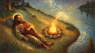 Finally some peace by the waves with Jesus…