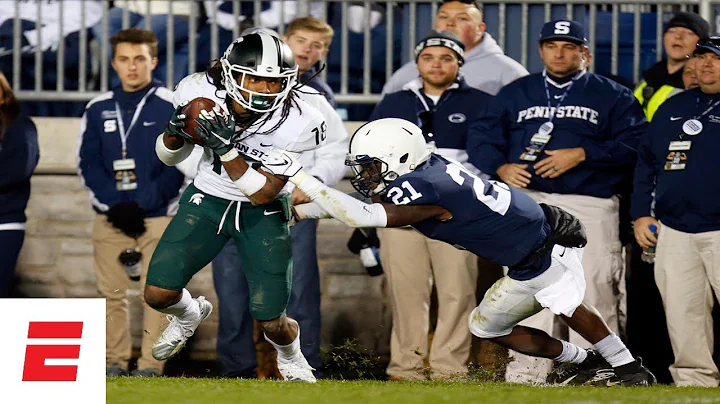 Michigan State rallies to upset No. 8 Penn State | College Football Highlights