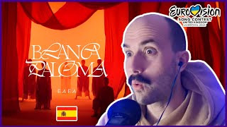 REACCIÓN a Blanca Paloma - Eaea | Spain 🇪🇸 | Official Music Video | Eurovision 2023