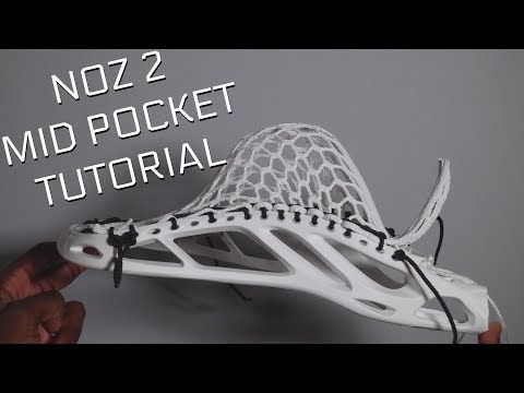 Warrior Noz 2 Lacrosse Head Stringing Tutorial