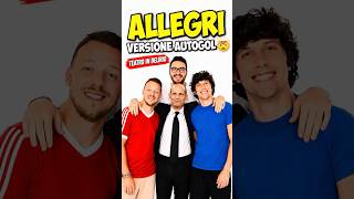 Gli Autogol 🇮🇹 Allegri imitazione pazzesca! 😂 #gliAutogol #Allegri #Teatro