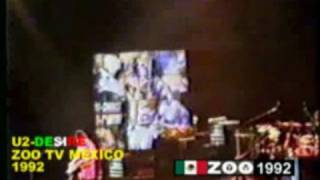 U2 DESIRE MEXICO 1992 ZOO TV