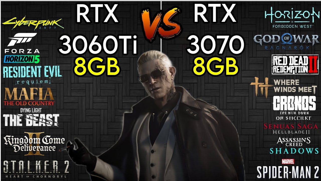 RTX 3060 Ti vs RTX 3070 - Test In 15 Games - The Ultimate GPU Showdown ...