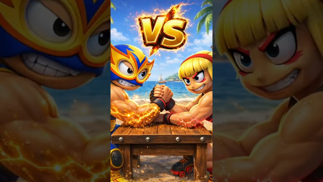 Battle of Strength | El-Zipo vs Roxie Roller. Music credit montagem Nada #bbracing #trending #shorts
