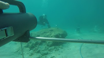 Underwater cooperative localization in Folkestone Marine Park, Barbados
