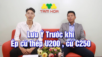 Những lưu ý cần phải biết khi thi công ép cừ thép u200, c250 nhà dân