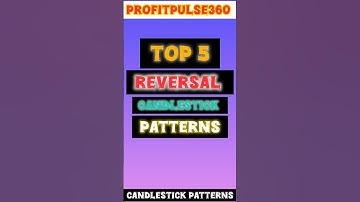 Top 5 Reversal Candlestick Patterns। #candlestick #bullishhammer  #stockmarket #trading #shorts