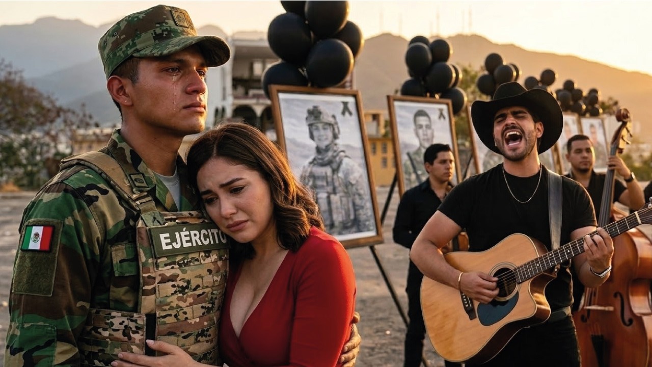 Soldado se parte en llanto al escuchar este triste corrido que le dedico una bella mujer.