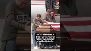 The Heartbreaking Return of Staff Sgt. Benjamin Pennington 💔 #usarmy #neverforget #respect #shorts