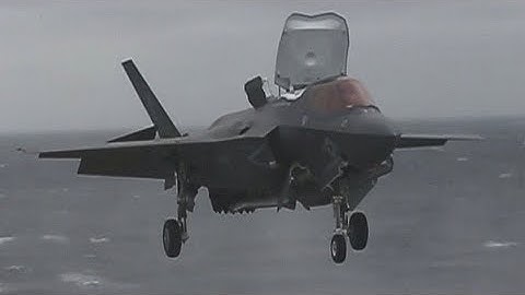 HISTORIC DEPLOYMENT! F-35B Lightning IIs perform DECK LANDING qualifications on the USS Wasp!