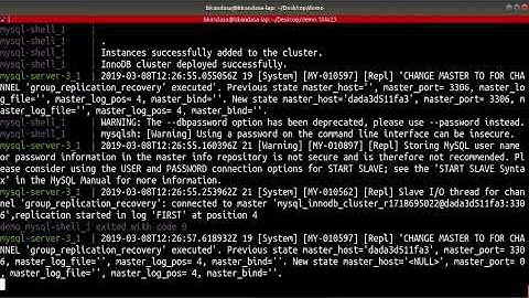 Docker Compose Setup for MySQL InnoDB Cluster