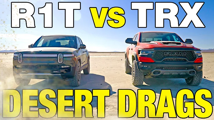 Drag Race in the Dirt! Ram TRX vs. Rivian R1T | 0-60, Horsepower, Off-Roading & More