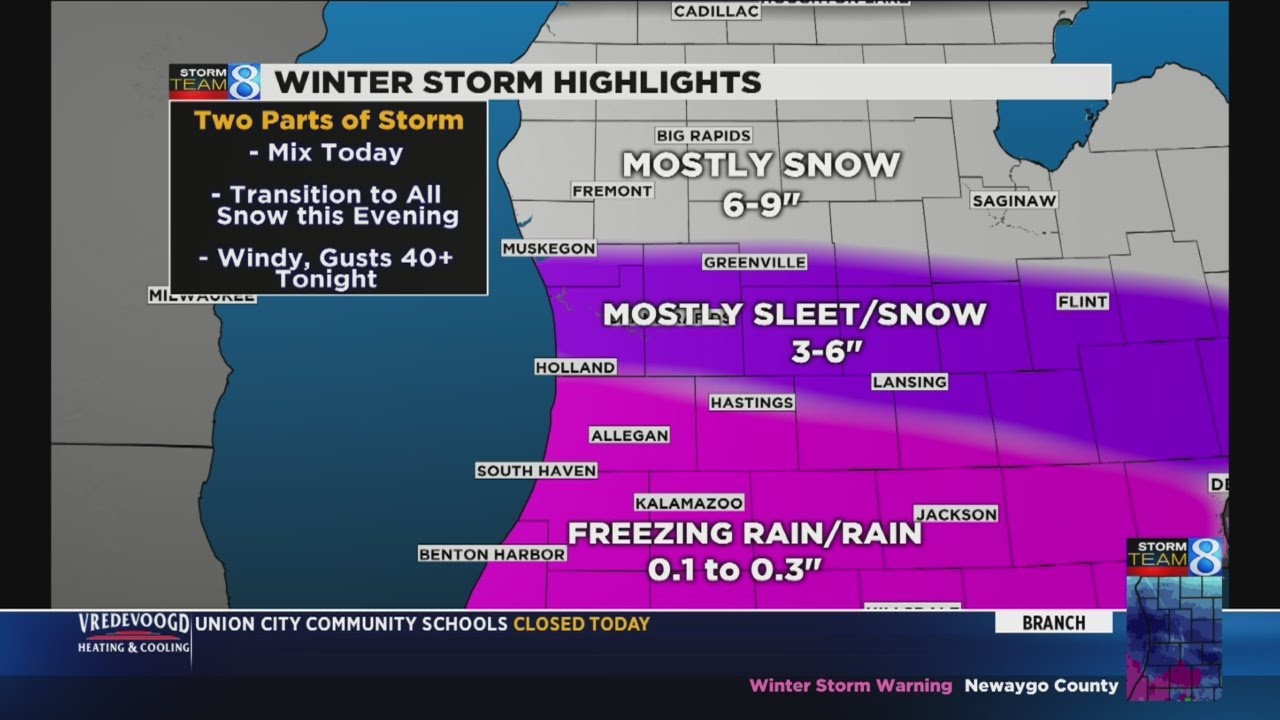 It's not over yet: Winter storm arrives overnight - YouTube