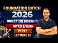 Direction &amp; Distance Intro | Foundation Batch 2026 | SBI IBPS RRB Reasoning l Preadda 
