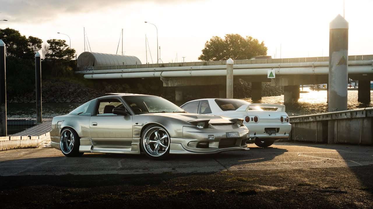 Sunset's By The Sea | Twin RB25Det Powered Nissan's - 4K Cinematic