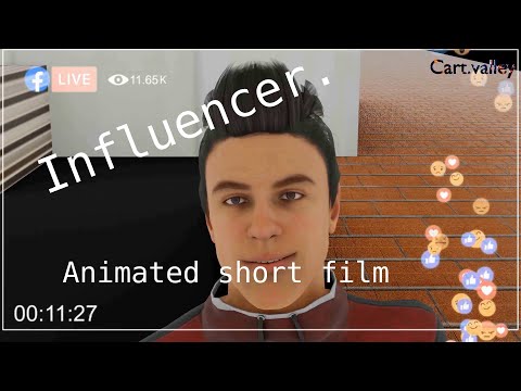 \"\"Influencer\" -\"ინფლუენსერი\". Animated short film.