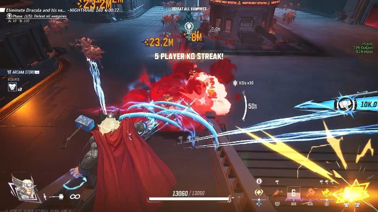 Nightmare Marvel Rivals Marvel Rivals Bloodhunt Nightmare 160 thor console - YouTube