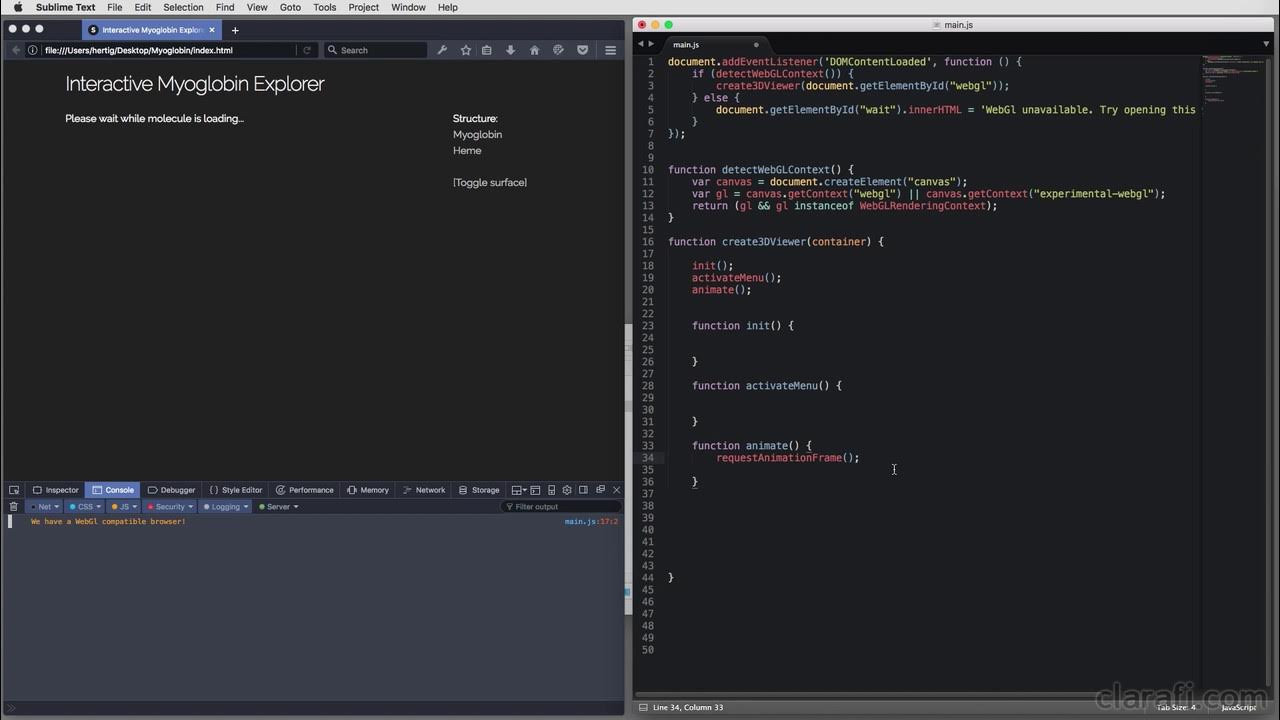 Creating Web-Based Interactive Molecular Visualizations - Chap13 THREE ...