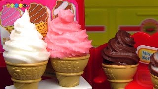 Konapun Soft ice cream　バンダイ こなぷん　ソフトクリーム（まめゴマ）
