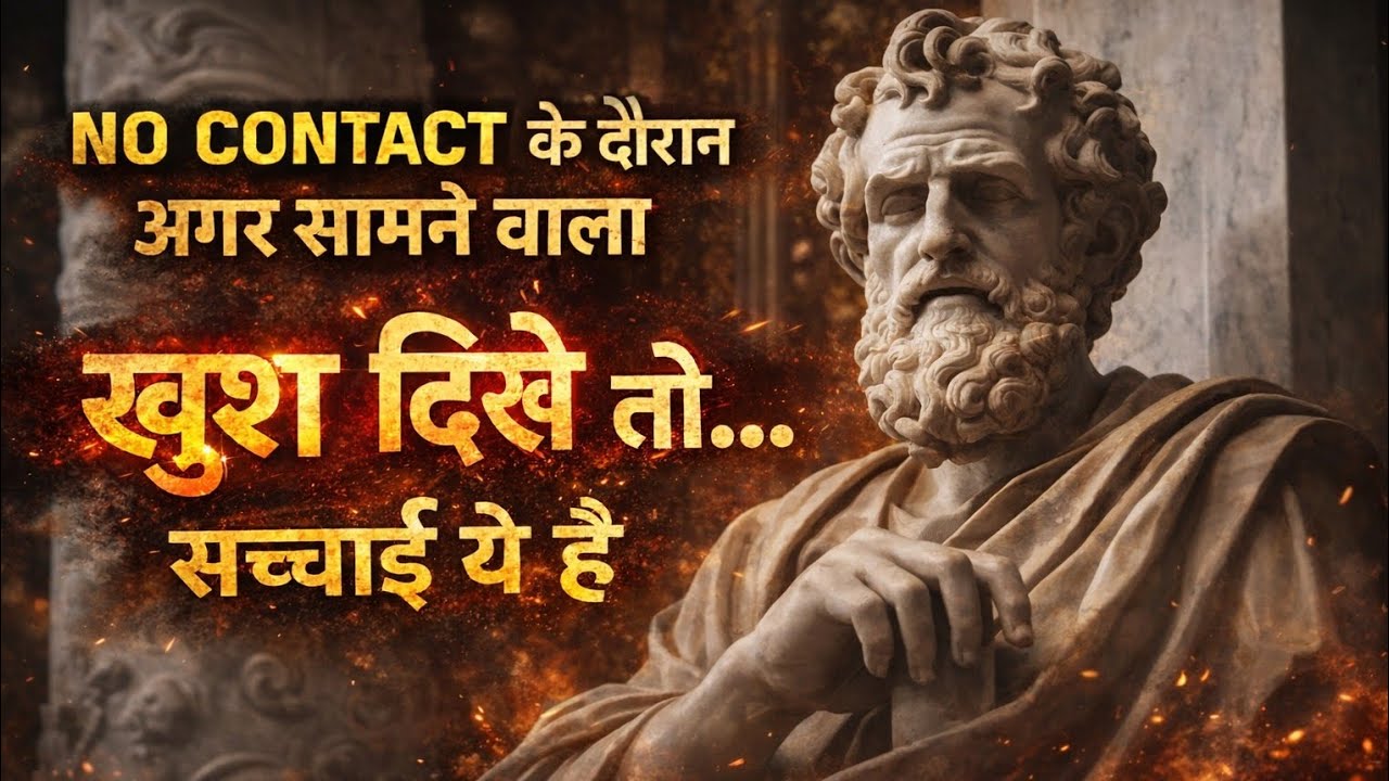 No Contact के दौरान अगर सामने वाला खुश दिखे तो ये सच्चाई जान लो | Stoic Truth