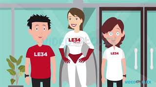 App & Web Explainer Video | 2D Cartoon Animation | LE34