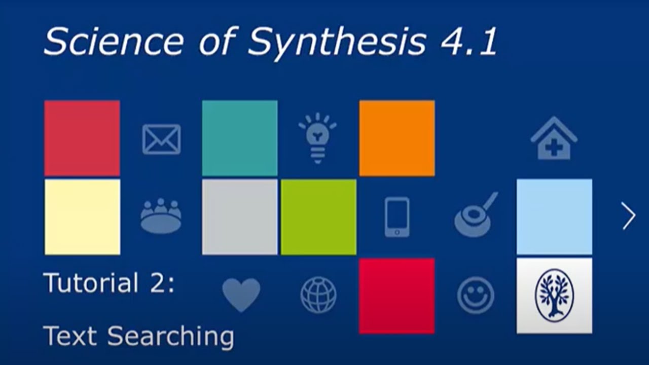 Tutorial - Text Searching in Science of Synthesis