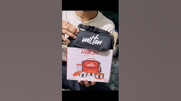 milton lunch box with bag under 500 budget me #milton #baglunchbox #unboxing