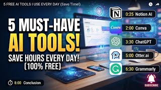 5 Free AI Tools That Actually Save Me Hours Every Week