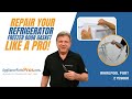 How to replace whirlpoolkitchenaidmaytag refrigerator feezer door gasket 2159060