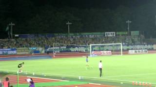 20100807_J2第3節湘南2-2大分 #4 黙祷の後、松田コール