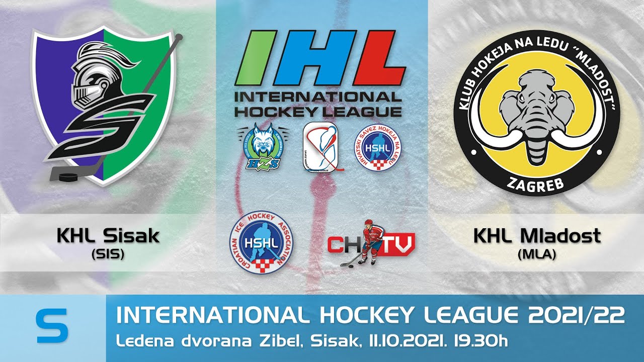IHL 2021/22 Seniori - KHL Sisak vs KHL Mladost