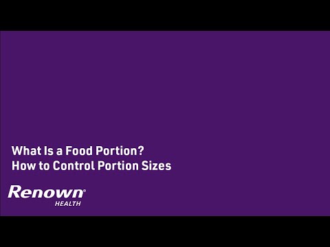 What Is a Food Portion How to Control Portion Sizes