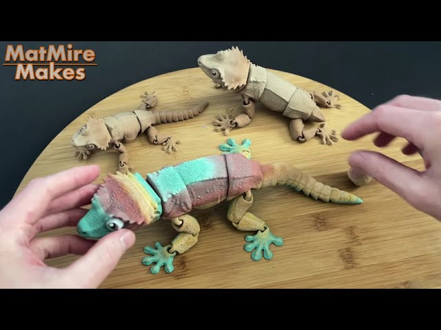 Crested Gecko - Articulated Figure