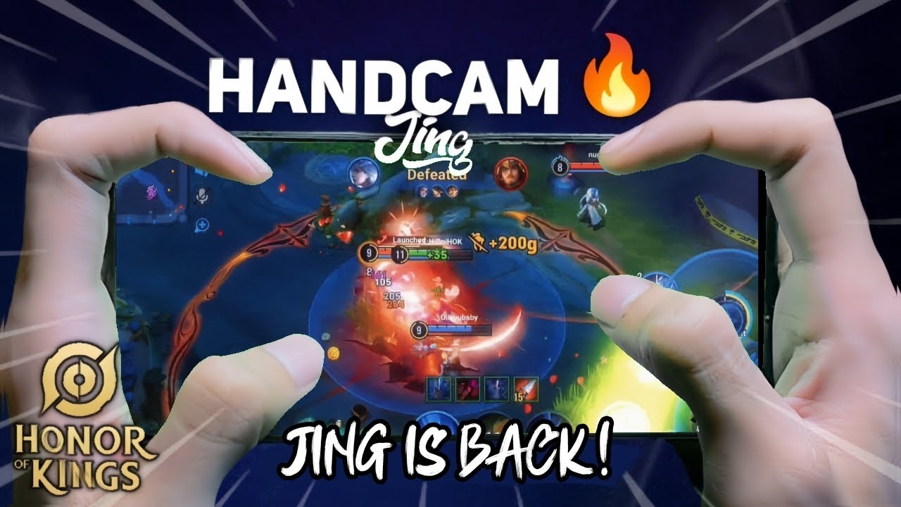 Day 1 Comeback HOK! INSANE Jing Handcam Gameplay 🎯 Perfect Combos! | HiDoi HOK | Honor of Kings
