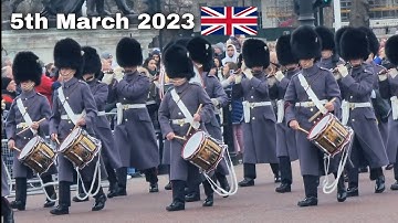 "Changing of the Guard" Band of the Grenadier Guards |1st Bn. Welsh Guards Corps of Drums 05/03/23